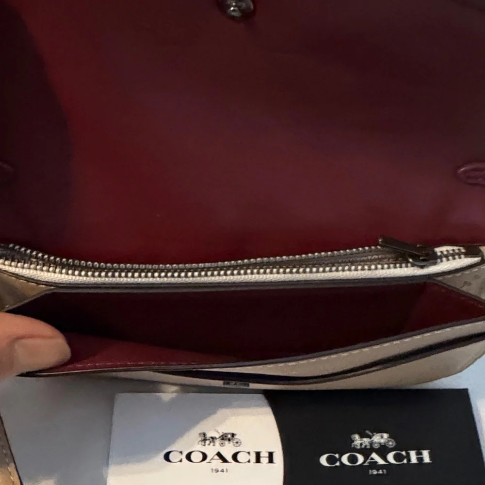 Coach 1941 Tea Rose Beechwood Wristlet